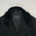 BURBERRY BLACK LABEL / ファー付メルトンショートコート 参考定価：100,000程度 SIZE:L