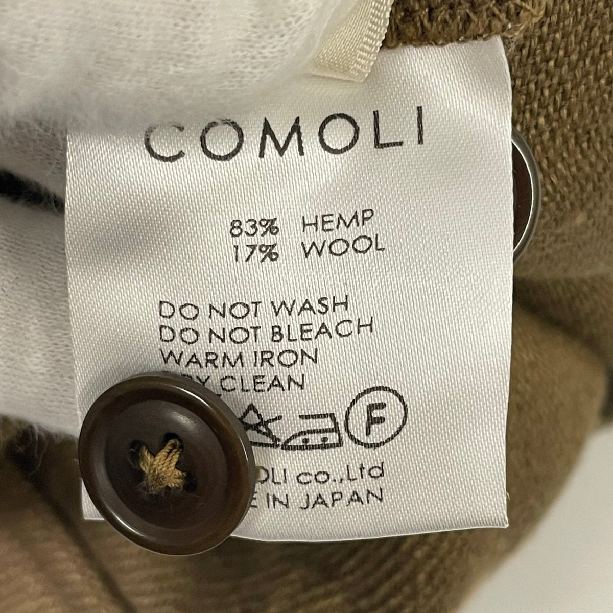 COMOLI / カナパウール6ポケットパンツ 参考定価：55,000程度 SIZE:1