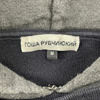 Gosha Rubchinskiy / COMBO HOODED SWEATSHIRT 18SS SIZE:M