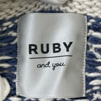 RUBY AND YOU / ノルディック柄オーバーサイズニット amoちゃん SIZE：FREE