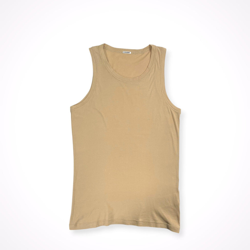 JIL SANDER + / ピュアコットンタンクトップ SIZE：M