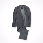 EMPORIO ARMANI / ストライプセットアップスーツ 参考定価：180,000程度 SIZE：42