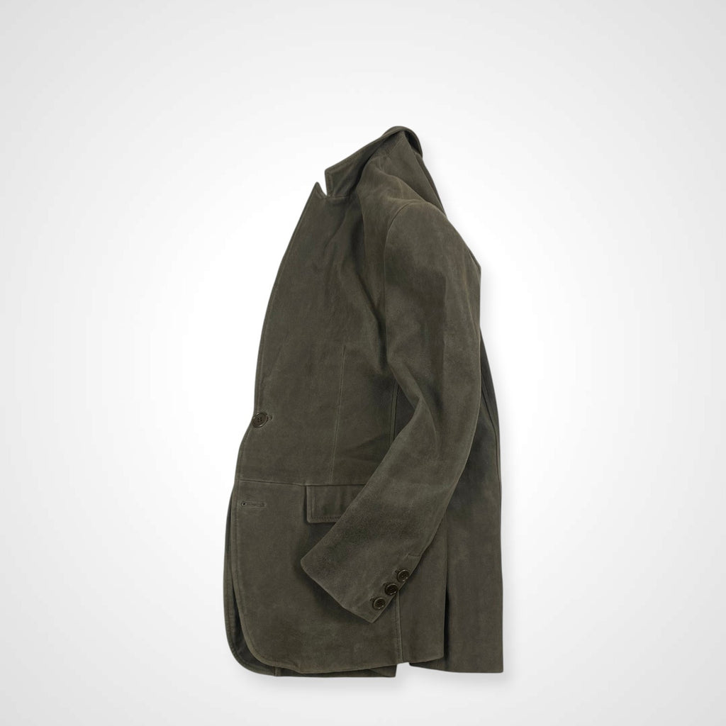 EMPORIO ARMANI エンポリオ アルマーニ / アーカイブ ラムレザースウェードジャケット SIZE:48