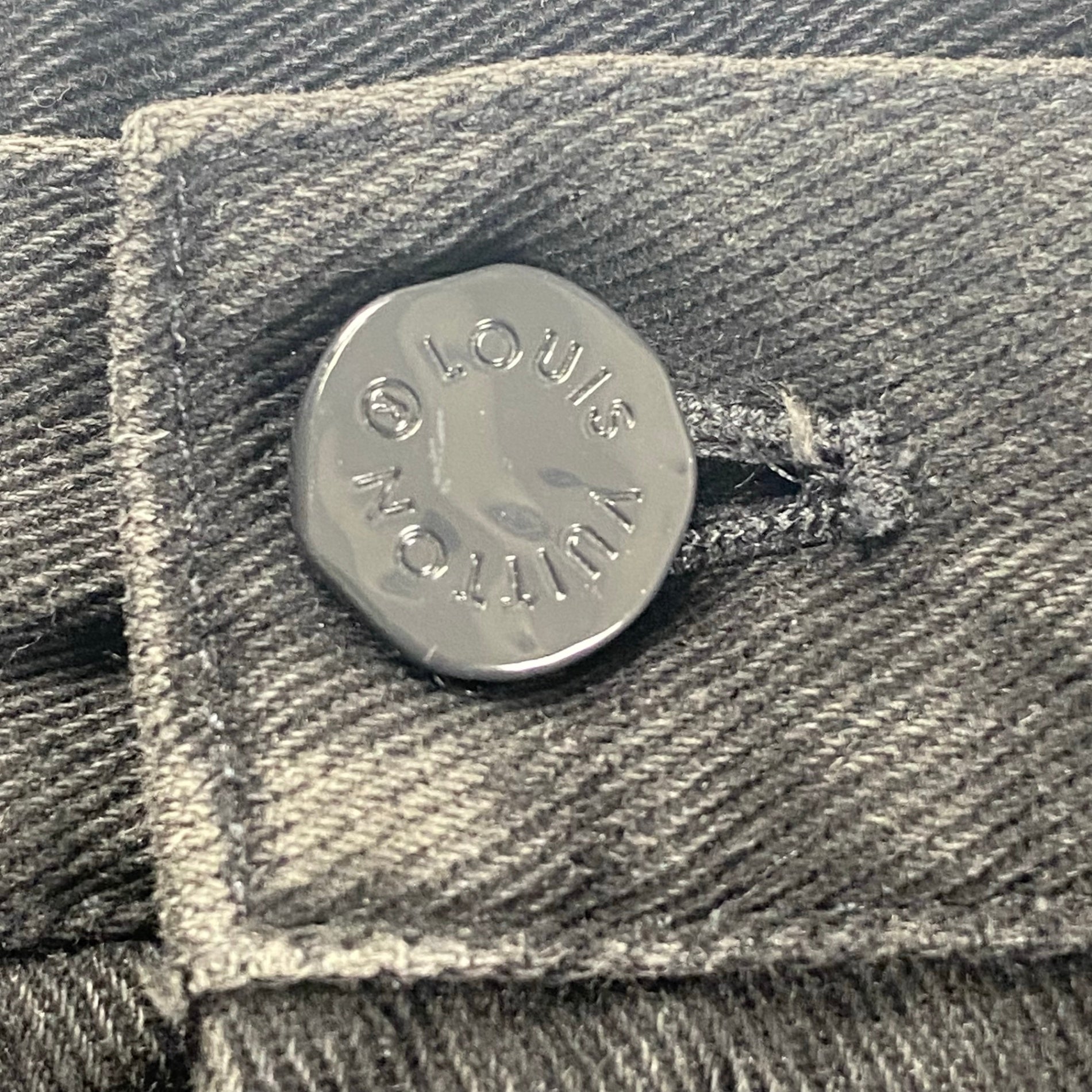 【ヴァージル期 鑑定済】 LOUIS VUITTON ルイ ヴィトン / TUCK WIDE DENIM タックワイドデニムパンツ  HHD91WRDH SIZE:W30