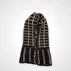 OLD BEAMS × WARREN SCOTT ビームス ウォーレンスコット / コラボ VINTAGEニットビーニー ブラウン×ベージュ