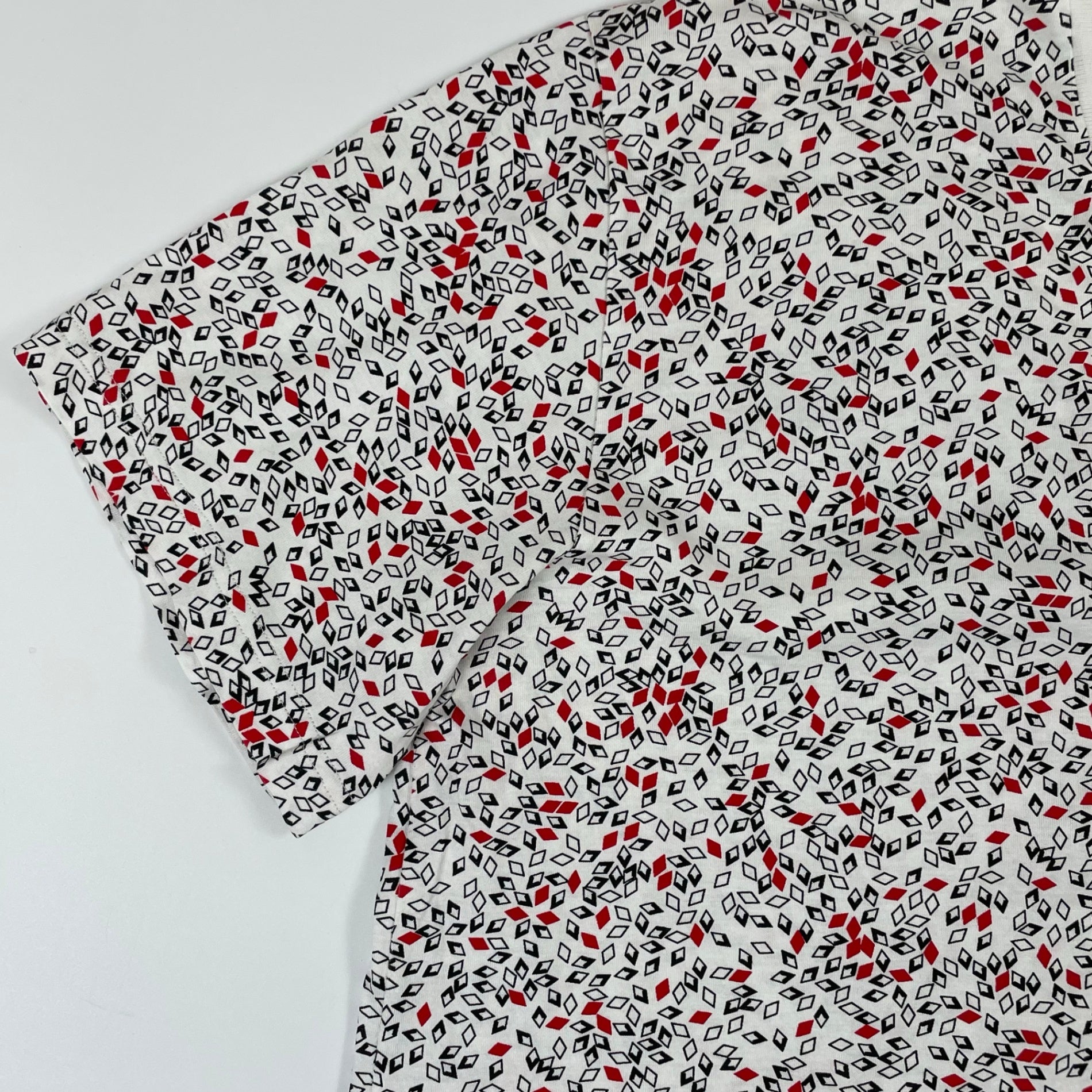 DIOR HOMME ディオール オム / 〈クリス ヴァン アッシュ期〉 VネックジオメトリックTEE SIZE：M