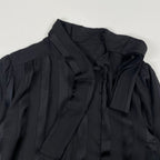 EURO VINTAGE / アシンメトリーシルクブラウス 参考定価：50,000程度 SIZE:42