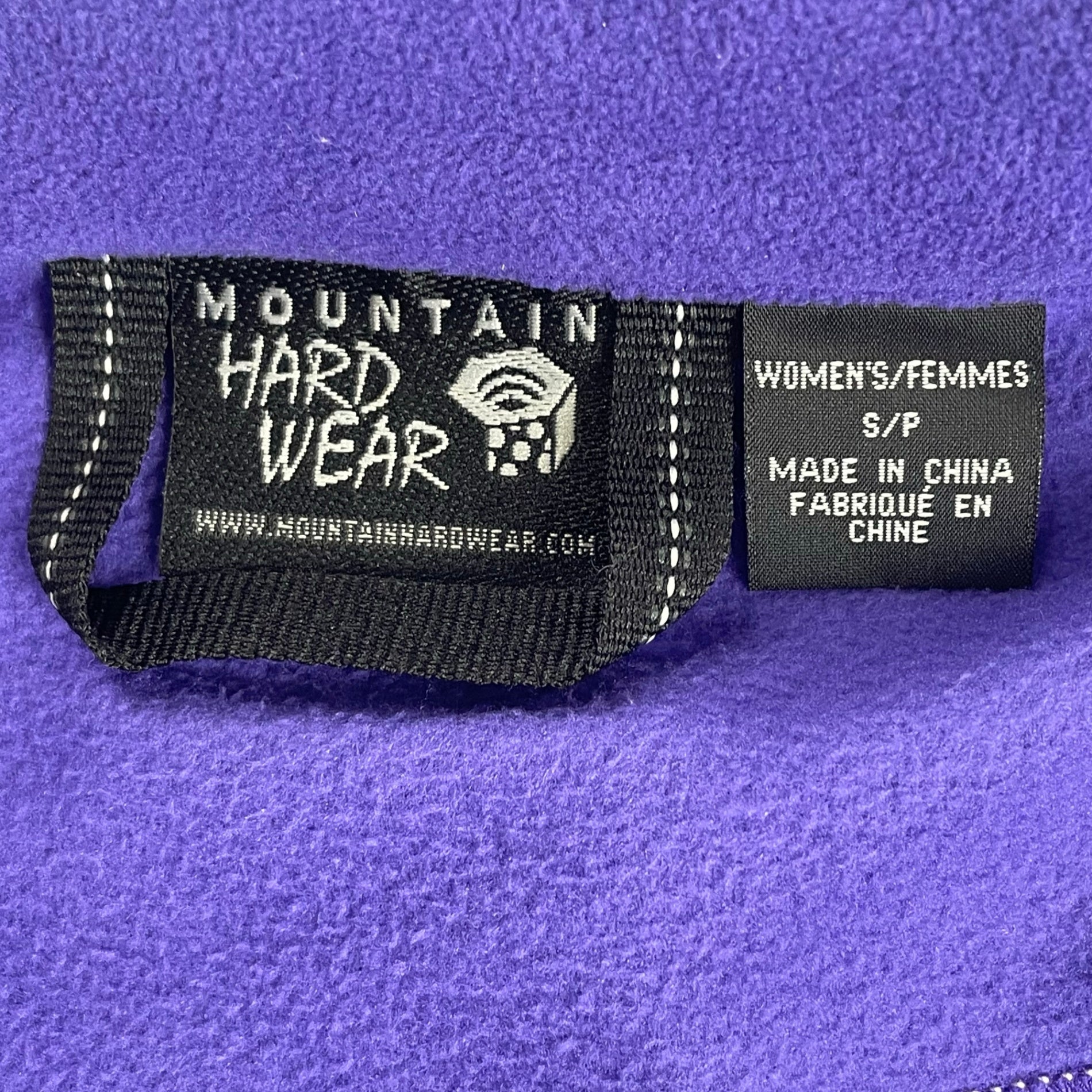 MOUNTAIN HARDWEAR マウンテンハードウェア / マイクロチルジャケット フリースジャケット パープル 参考定価：12,000程度 SIZE：S
