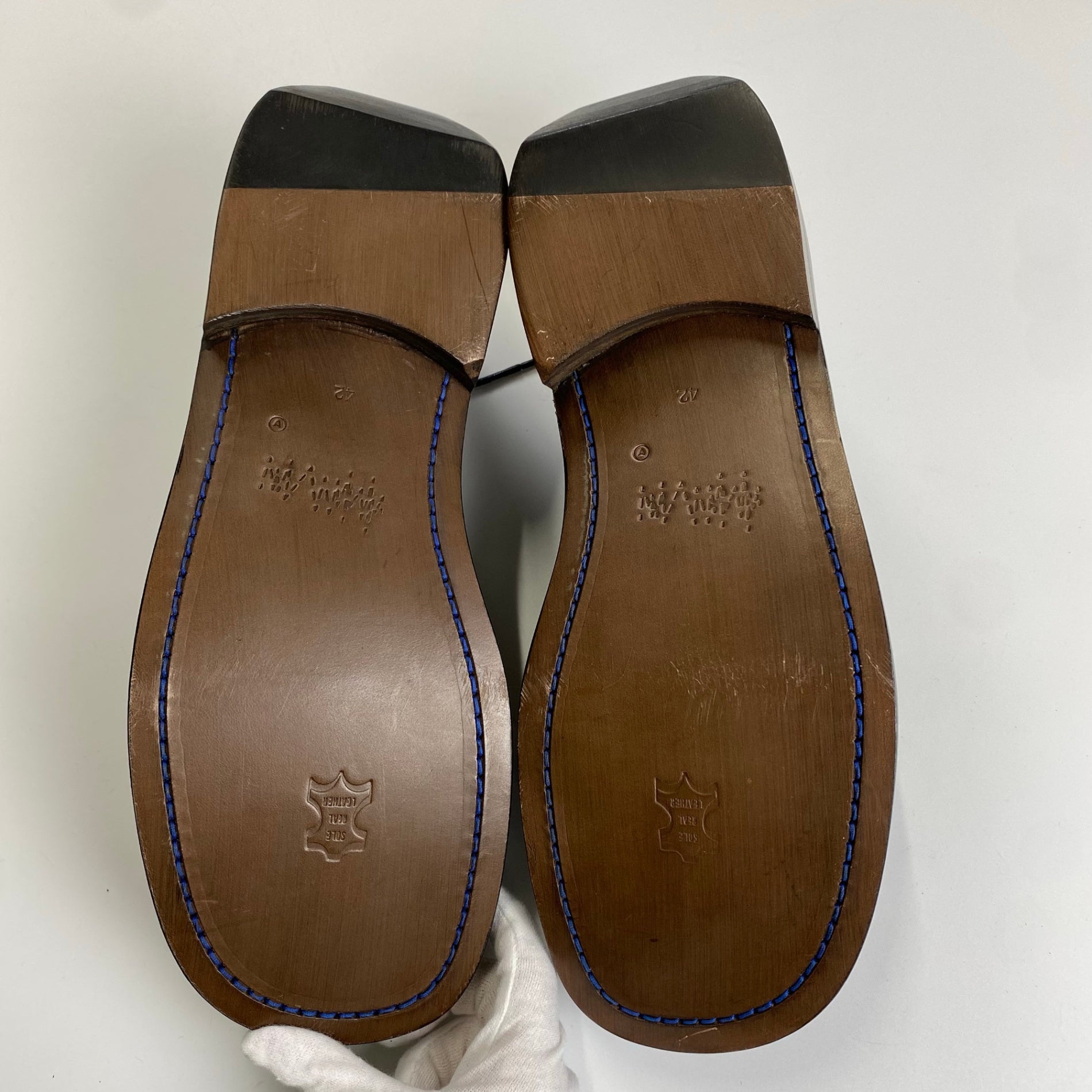 【未使用】 ADERERROR アーダーエラー / Curve DB01 Noir レザーシューズ ブラック SIZE:42(27cm程度)