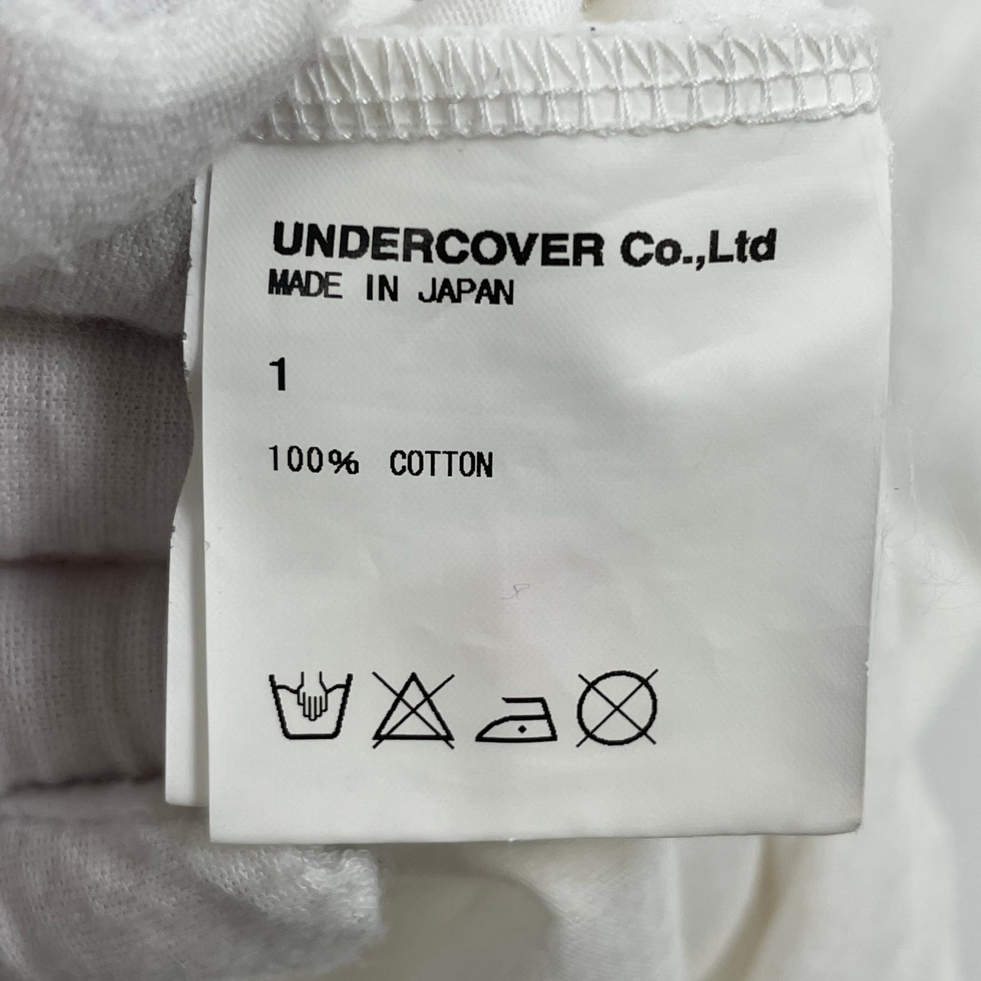 UnderCover / 08SS 髑髏フラワーTEE キムタク着 SIZE:1
