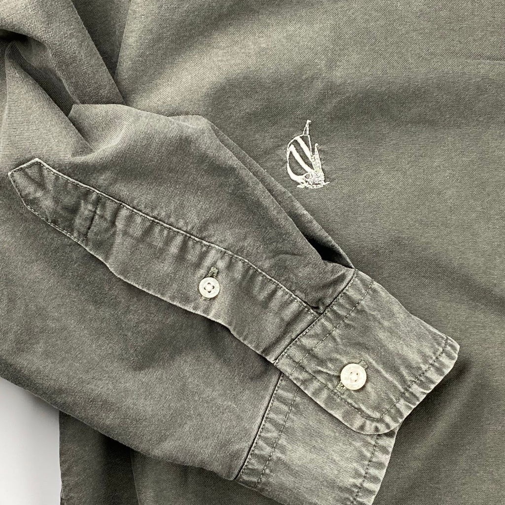 NAUTICA ノーティカ / ビッグ ボタンダウンシャツ 墨黒 長谷川 昭雄 SIZE:XXL