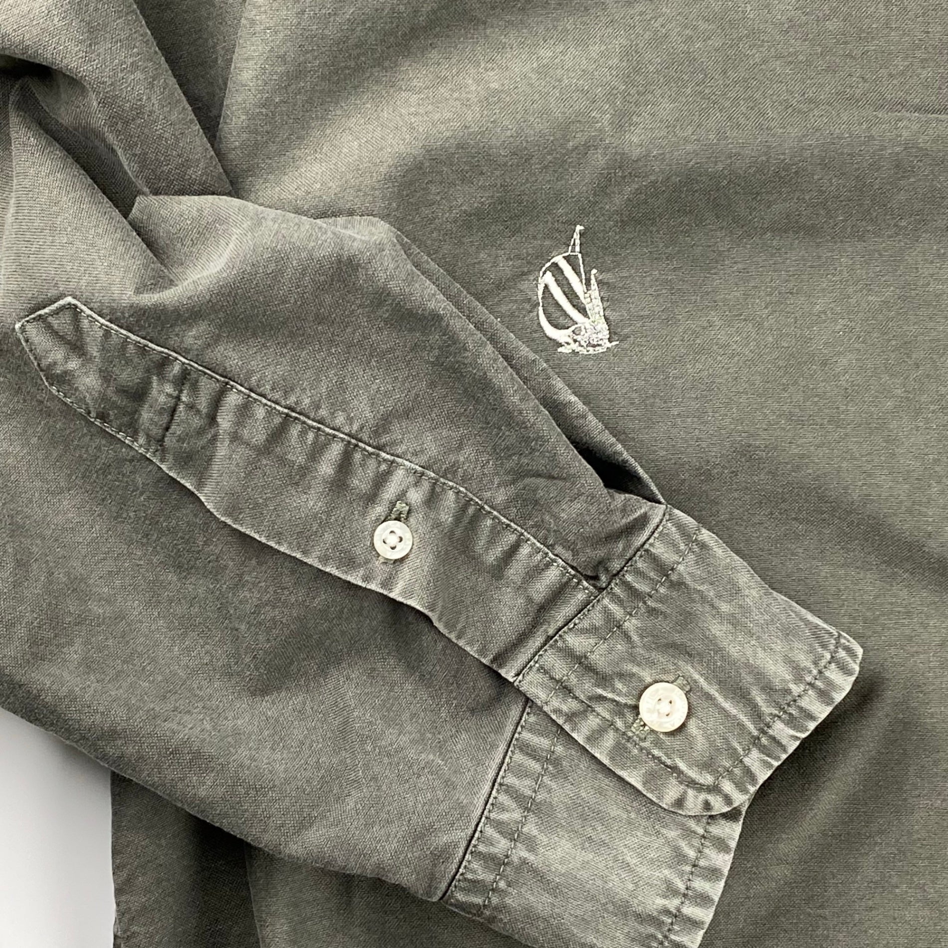 NAUTICA ノーティカ / ビッグ ボタンダウンシャツ 墨黒 長谷川 昭雄 SIZE:XXL