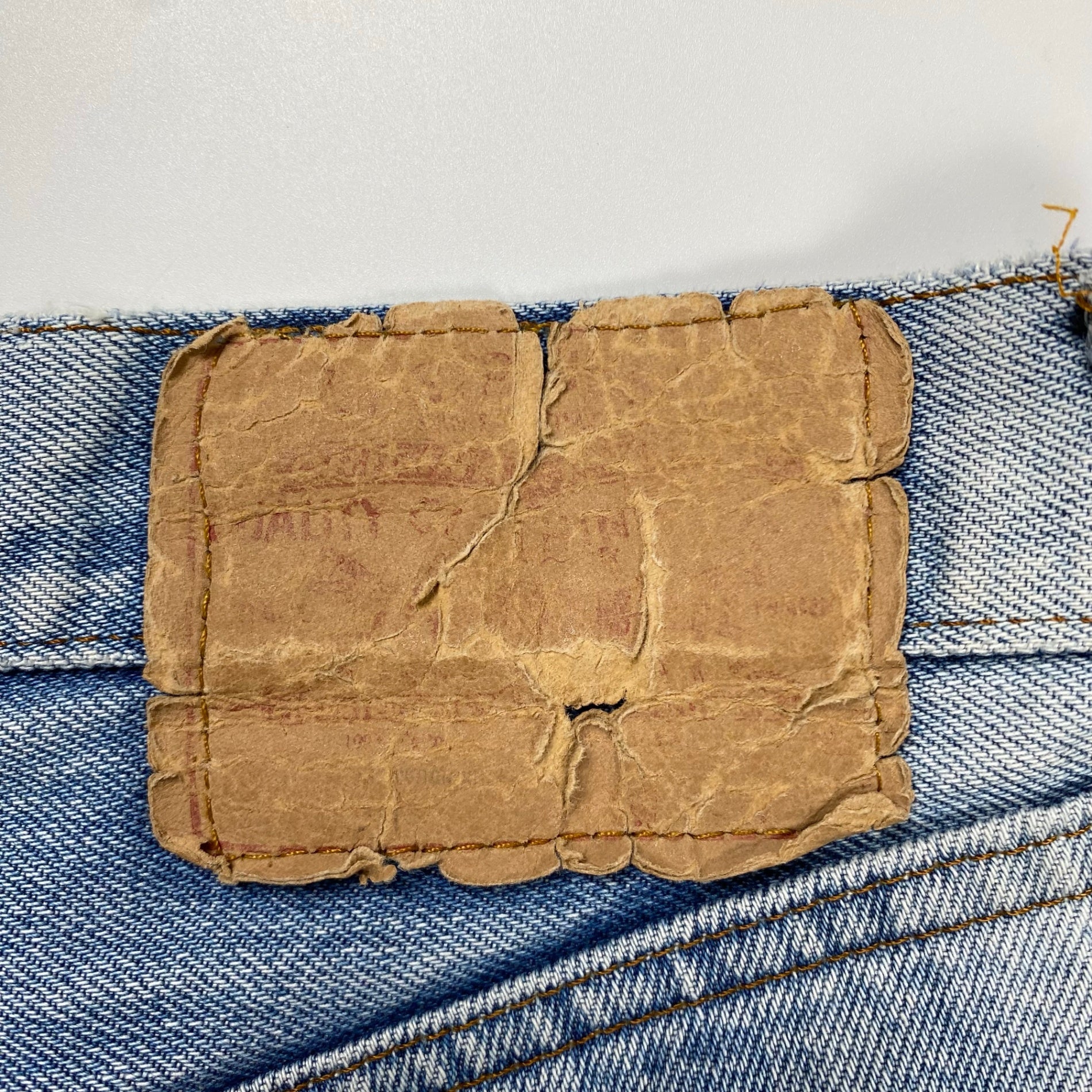 Levi's リーバイス / 赤耳 セルビッジ デニムパンツ エルパソ工場 黒カン SIZE：W74