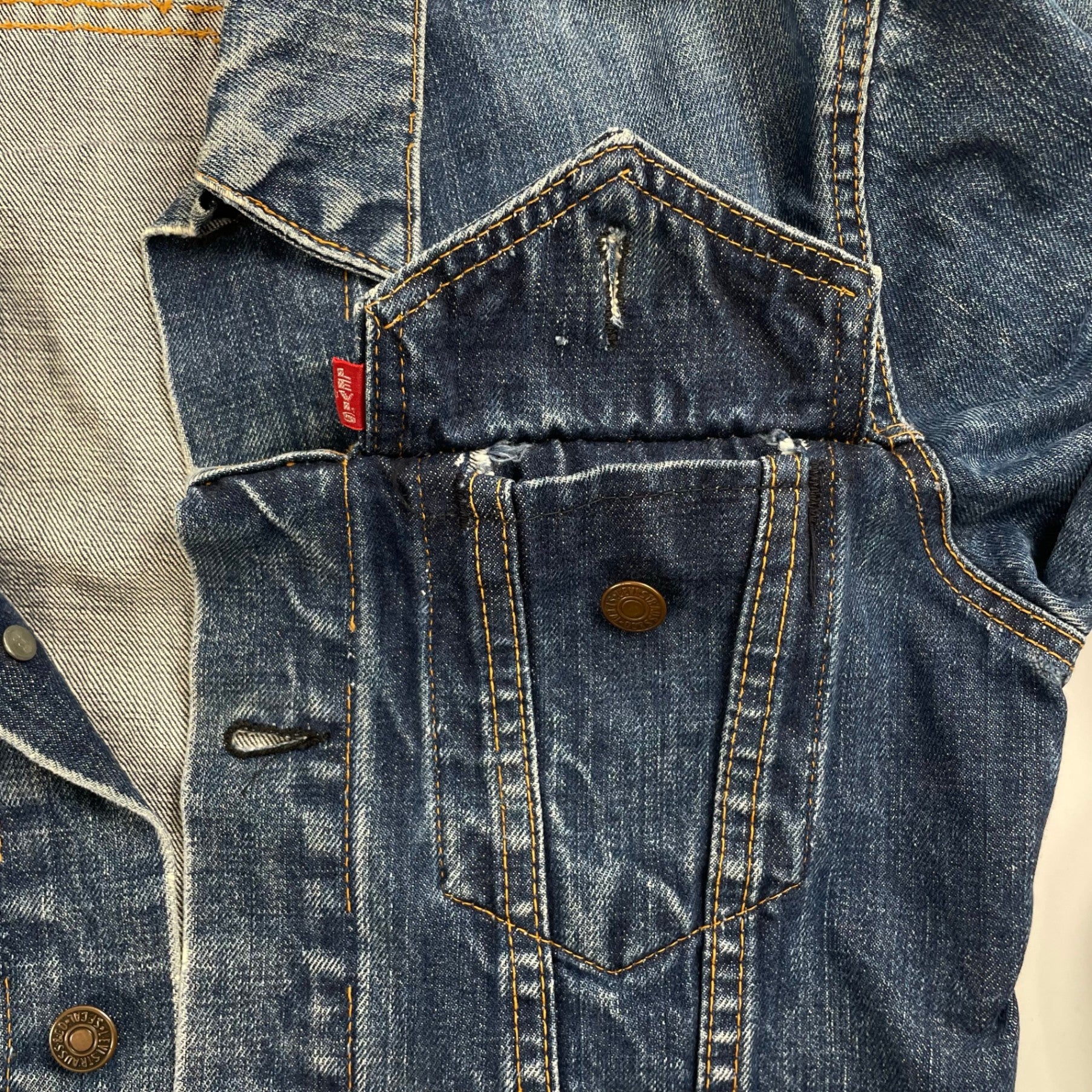 Levi's / 68-71年 70505BIG E 4th ボタン裏522 ケアタグ付