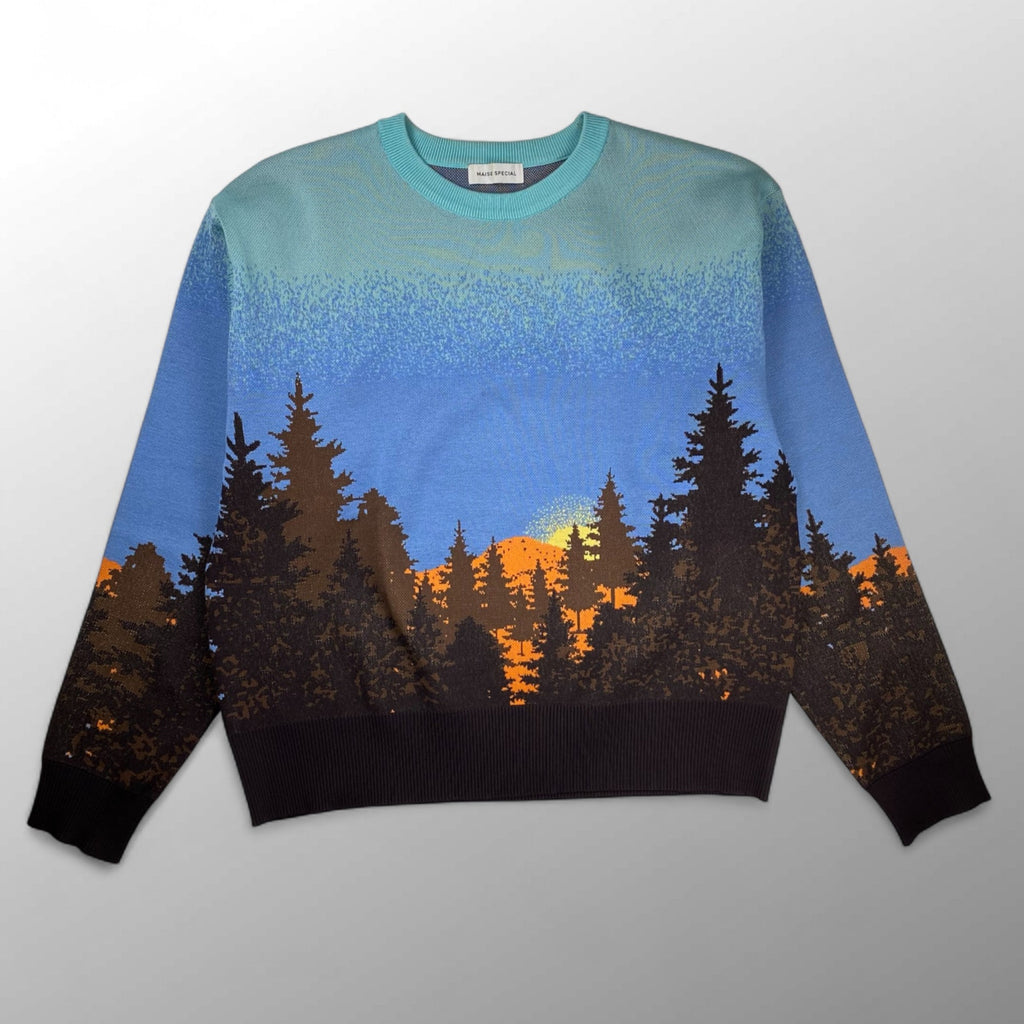 MAISON SPECIAL メゾンスぺシャル / ランドスケープニットトップス 参考定価：18,000+tax SIZE:FREE