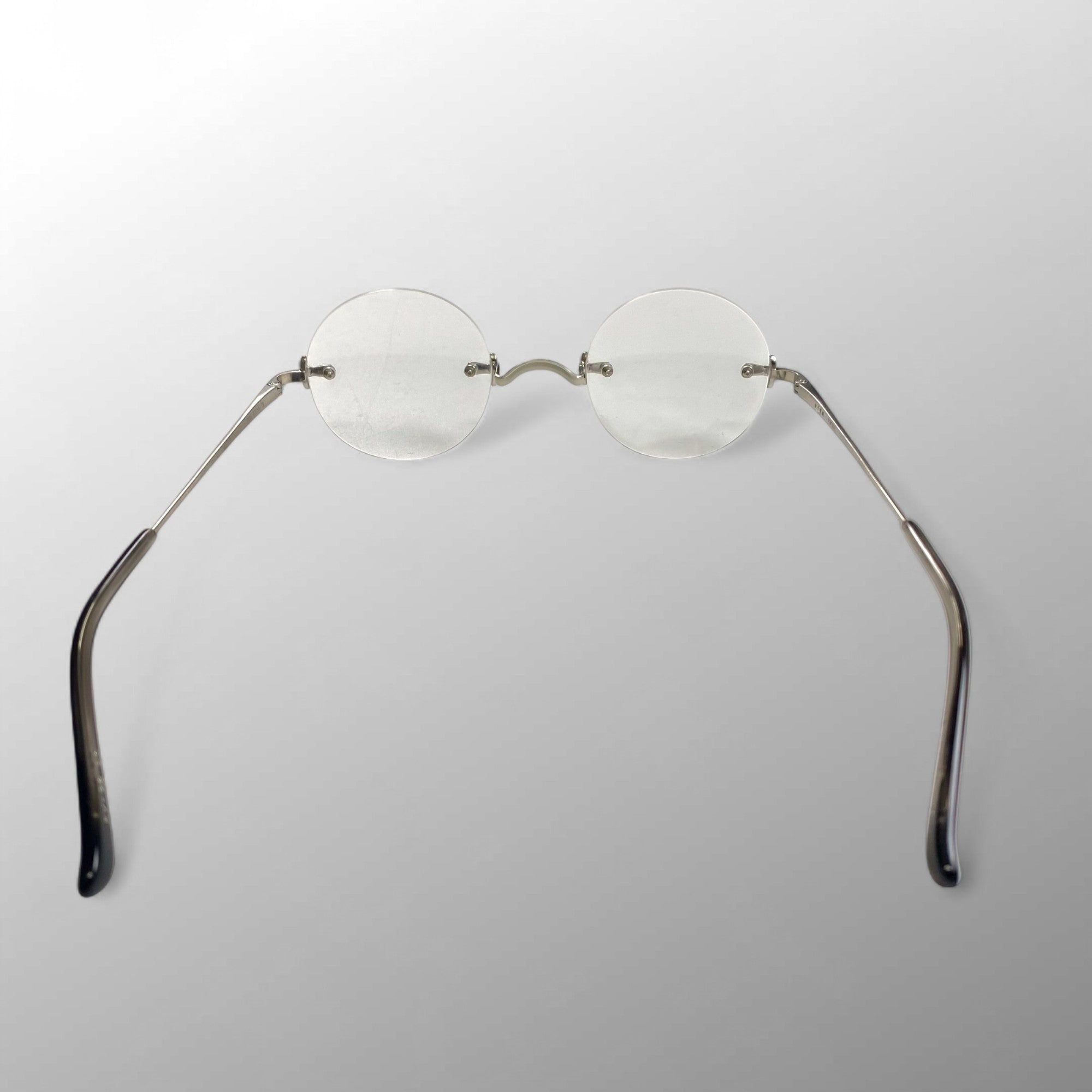 金子眼鏡 ヴィンテージシリーズ / 2ポイントリムレス 度なしクリアレンズ 参考定価:46,000+tax