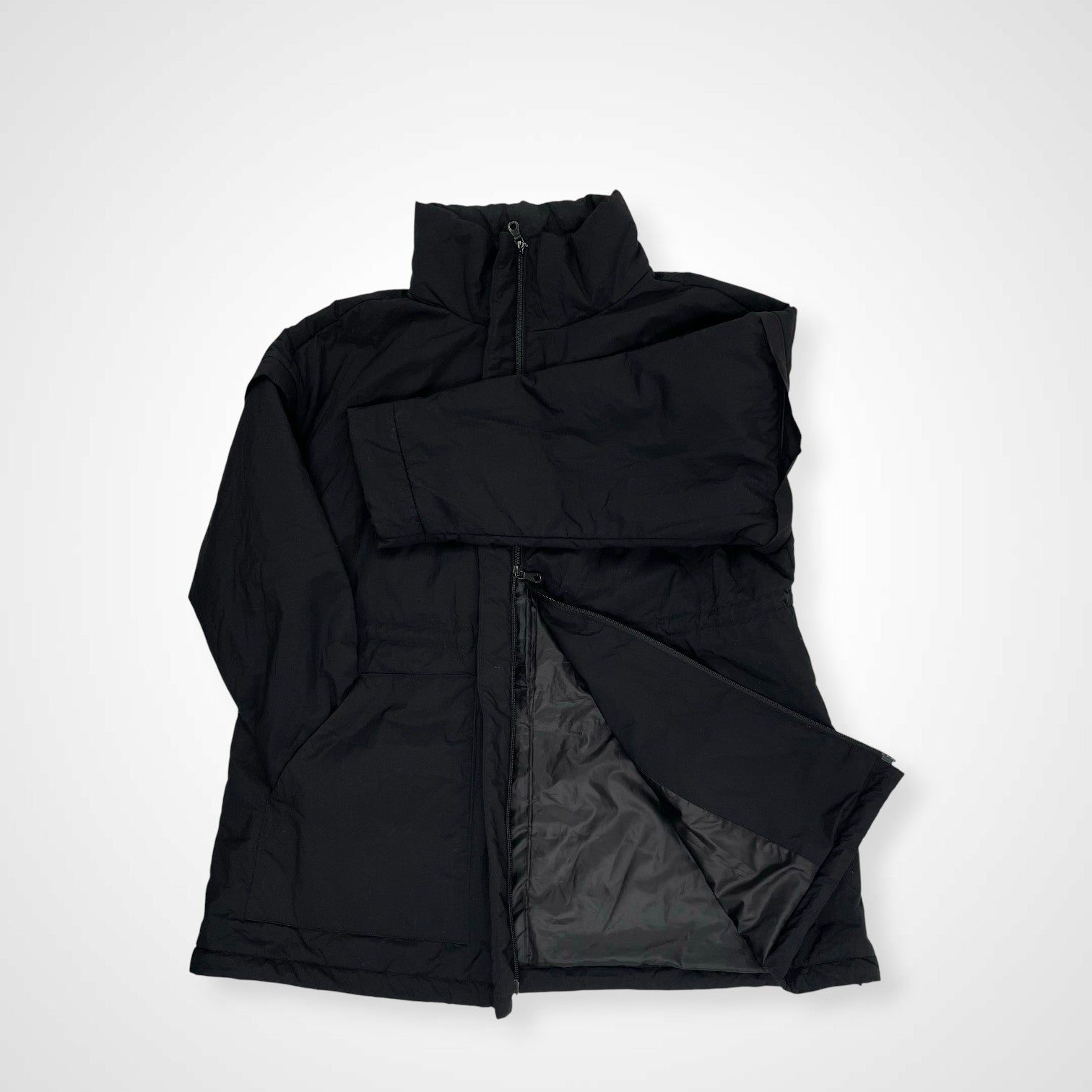 UNTITLED アンタイトル / 【袖取り外し可能／洗える】ヴィンテージタフタ 中綿2WAYコート ベスト 参考定価：38,000+tax SIZE:2