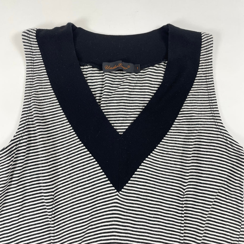 UnderCover / 07AW 無題期 ボーダーノースリーブカットソー SIZE:1