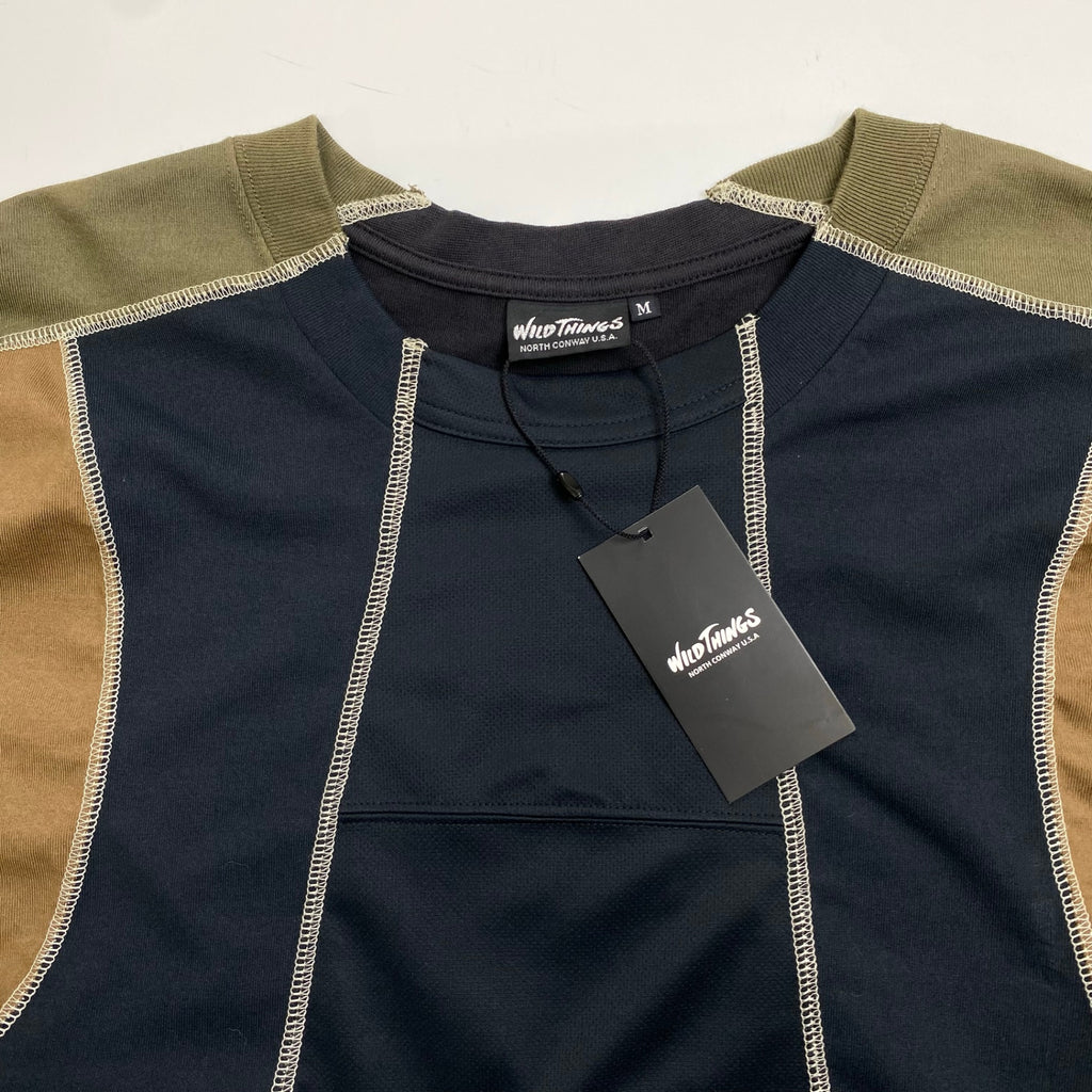 WILDTHINGS ワイルドシングス / CUSTOM TEE 公式リメイク Tシャツ カットソー 参考定価：12,000+tax SIZE:M