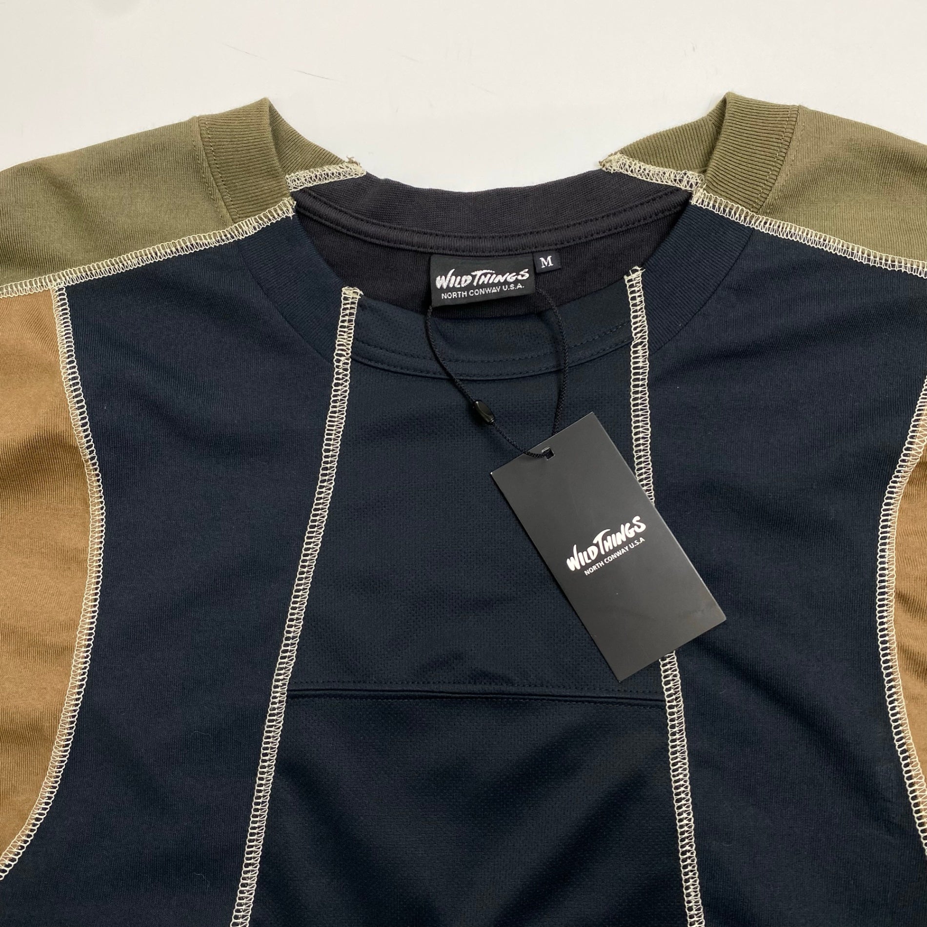 WILDTHINGS ワイルドシングス / CUSTOM TEE 公式リメイク Tシャツ カットソー 参考定価：12,000+tax SIZE:M