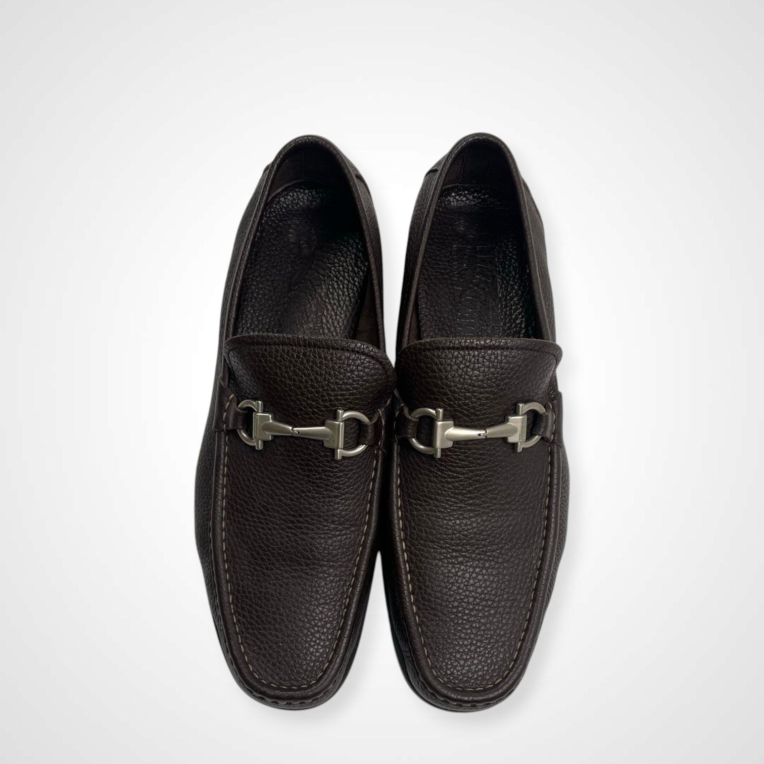 Salvatore Ferragamo サルバトーレ フェラガモ / ガンチーニビットローファー ブラウン 参考定価：70,000程度 SIZE:8 1/2