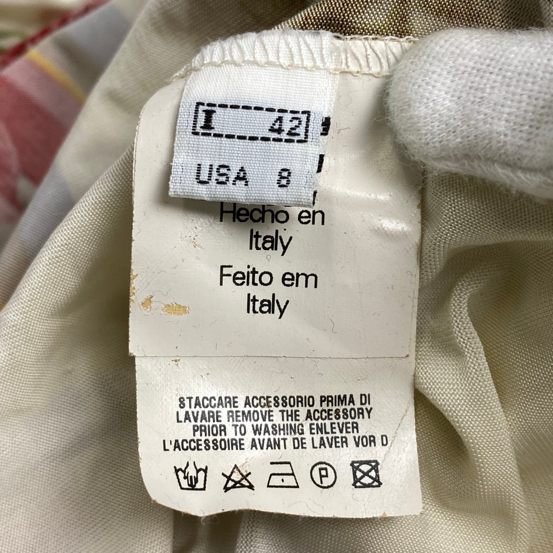 CLASS roberto cavalli クラス ロベルトカヴァリ / ボタニカルデザインカットソー ゼブラモチーフ金具 SIZE：42