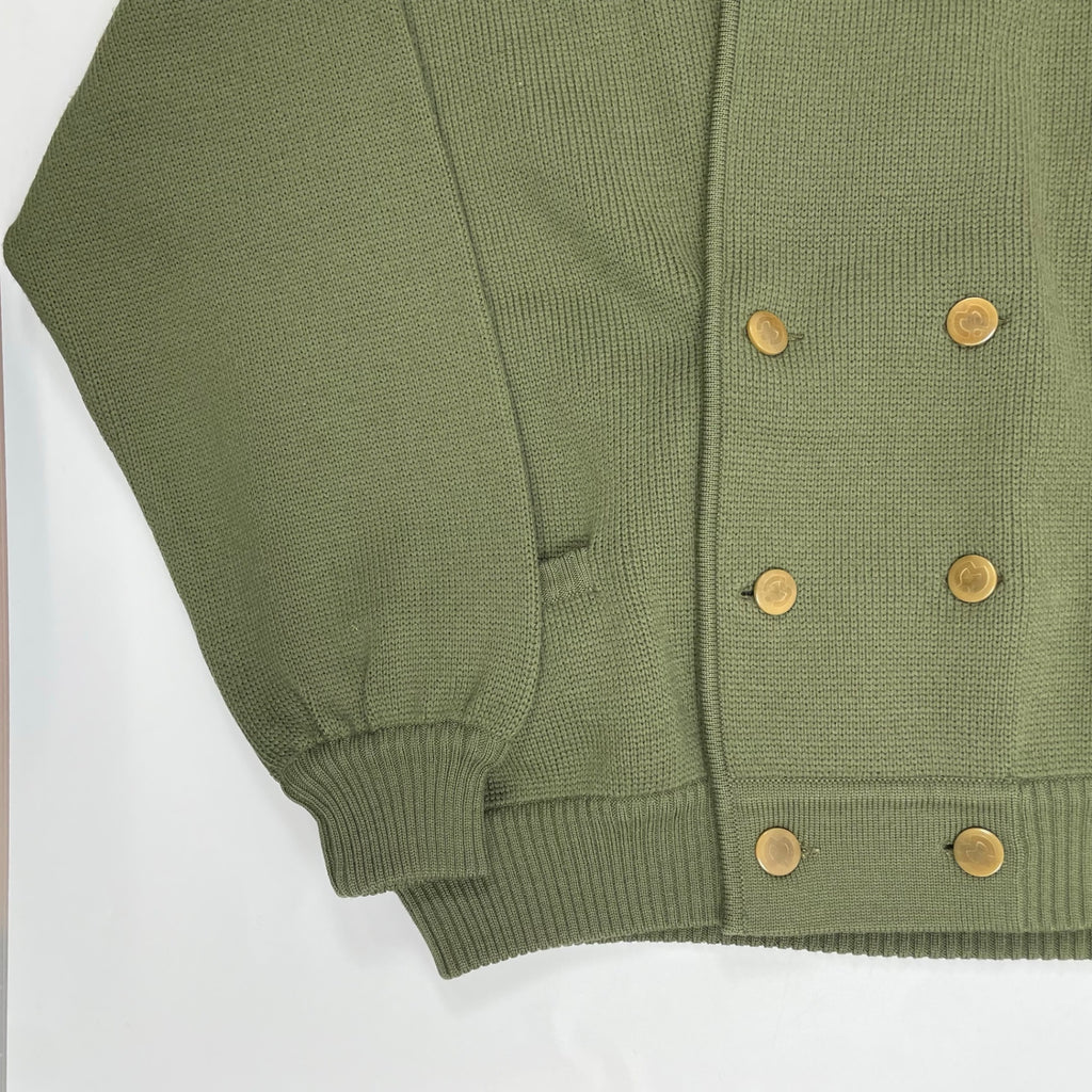 mila schon UOMO ミラショーン ウオモ / VINTAGE エンブレムニットジャケット MADE IN ITALY SIZE:M