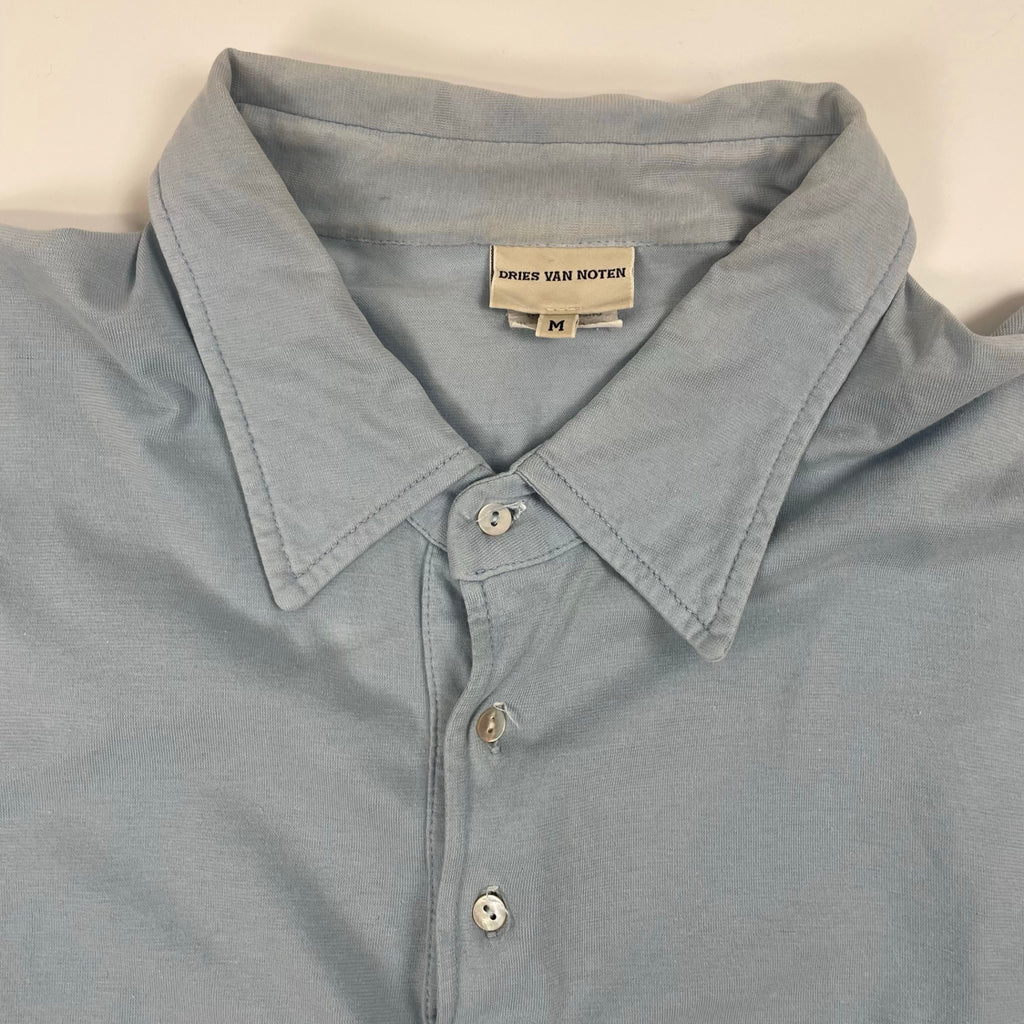 DRIES VAN NOTEN ドリスヴァンノッテン / ライカ期 コットンカットソーポロシャツ SIZE:M