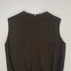 Whim Gazette / リネンノースリーブワンピース 参考定価：38,000+tax SIZE:FREE