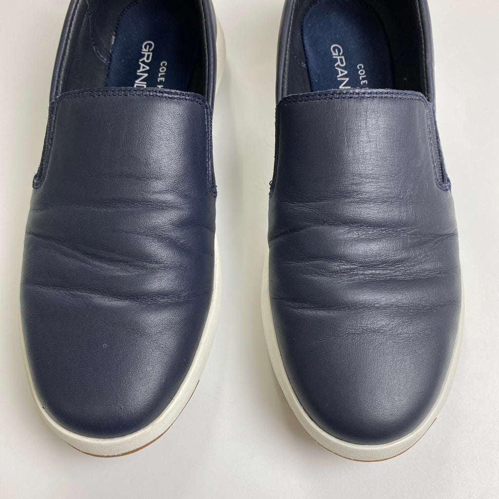 COLE HAAN コールハーン / レザースリッポン GRANDPRO ダークネイビー 参考定価：28,000程度 SIZE:7(24.5cm程度)