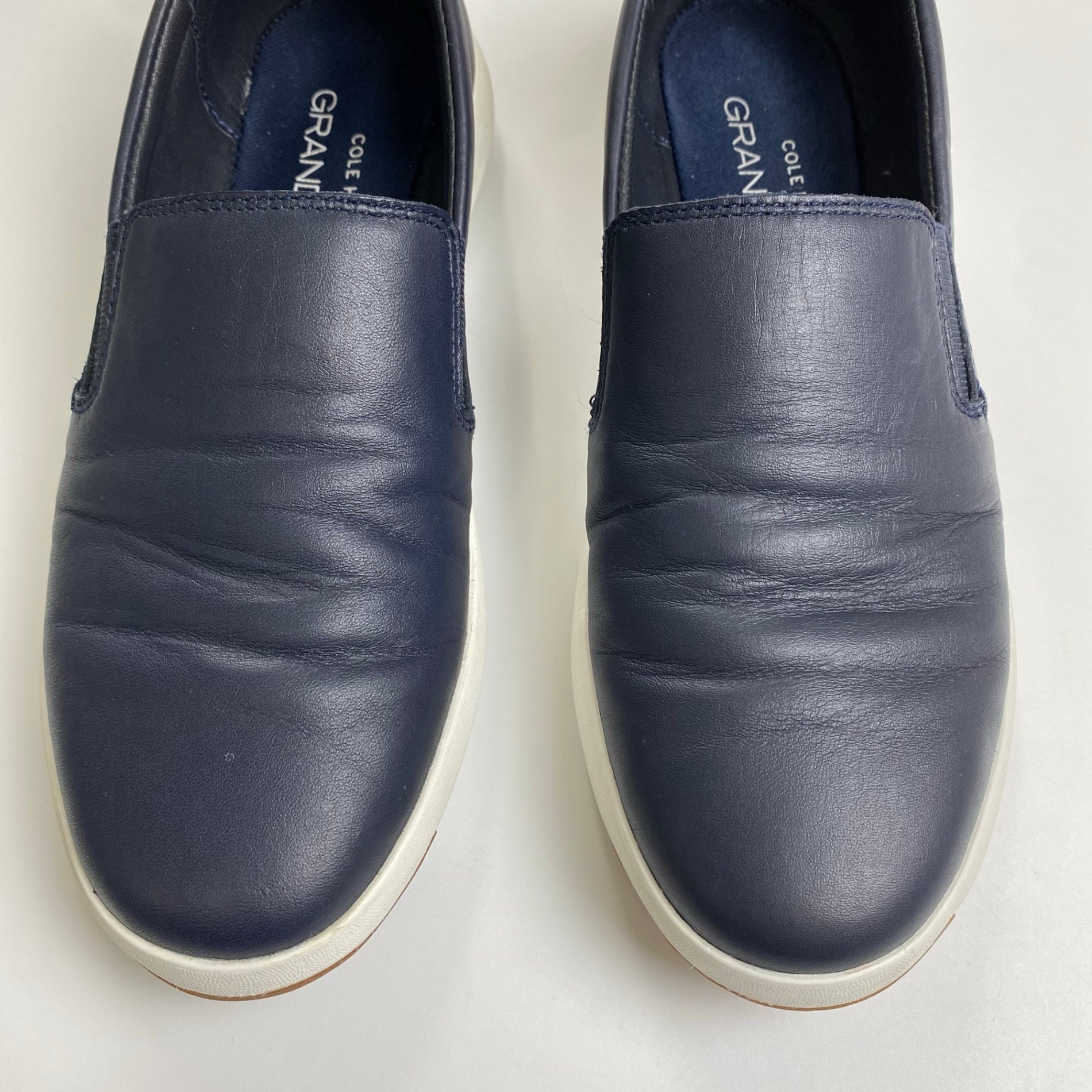 COLE HAAN コールハーン / レザースリッポン GRANDPRO ダークネイビー 参考定価：28,000程度 SIZE:7(24.5cm程度)