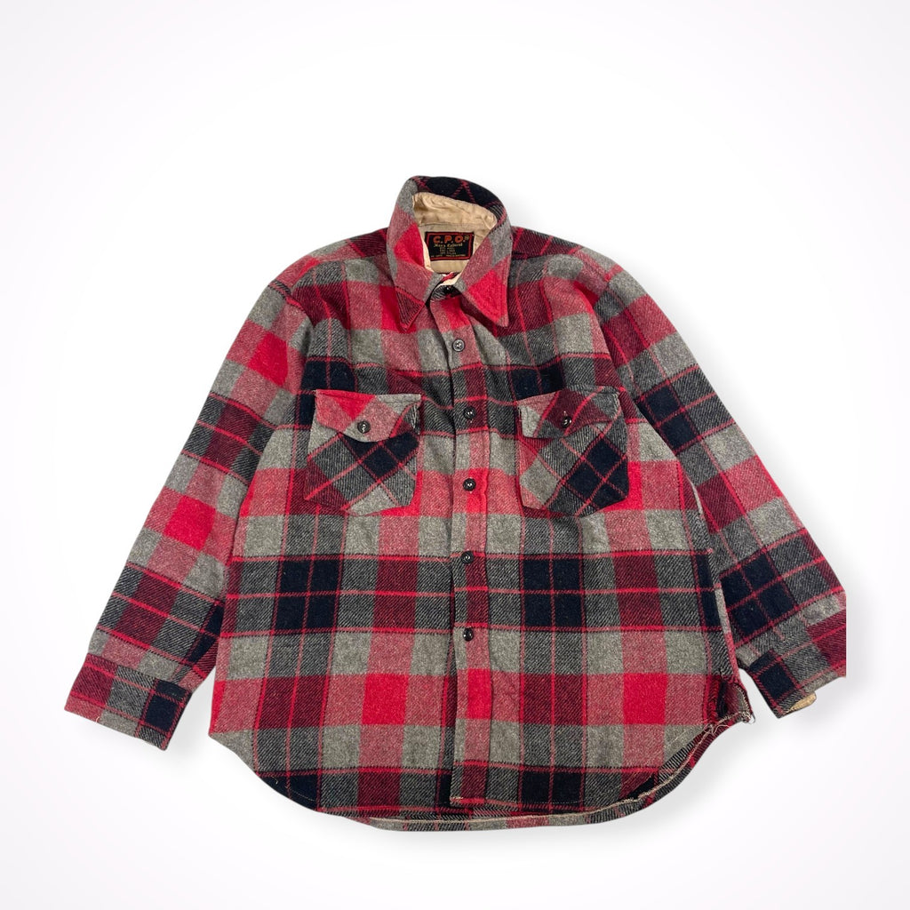 VINTAGE / 〈C.P.O〉フランネルジャケット SIZE:M