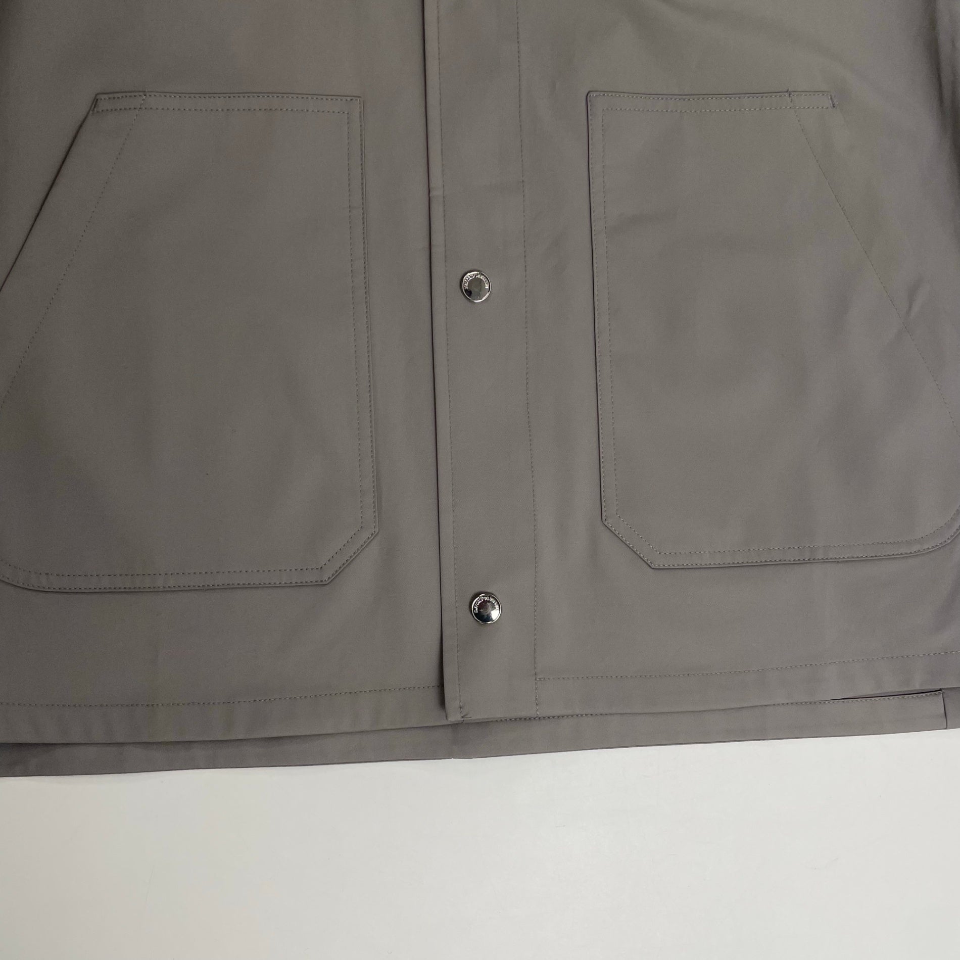 EMPORIO ARMANI エンポリオ アルマーニ / フード付シャツジャケット グレー SIZE:46