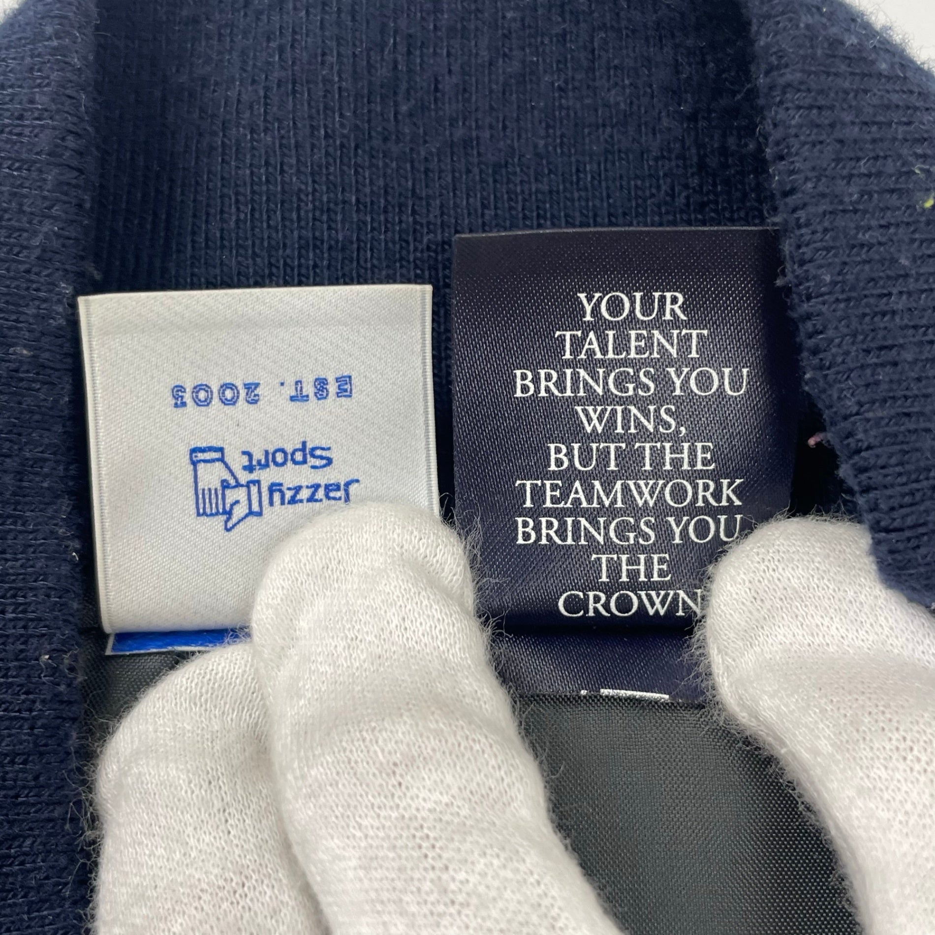 APPLEBUM × JAZZY SPORT アップルバム ジャジースポーツ / Stadium Jacket スタジアムジャケット ネイビー SIZE:M