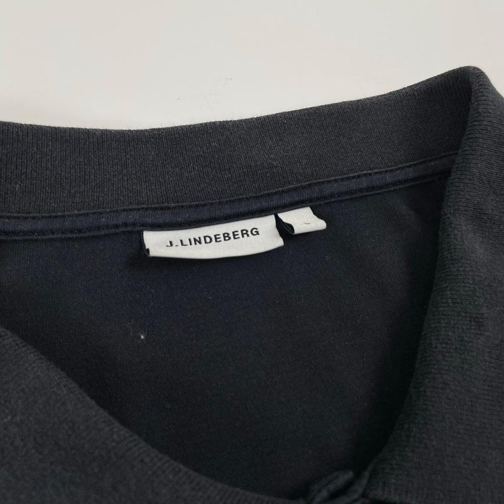 J.LINDEBERG / コットンポロシャツ ブラック SIZE:L
