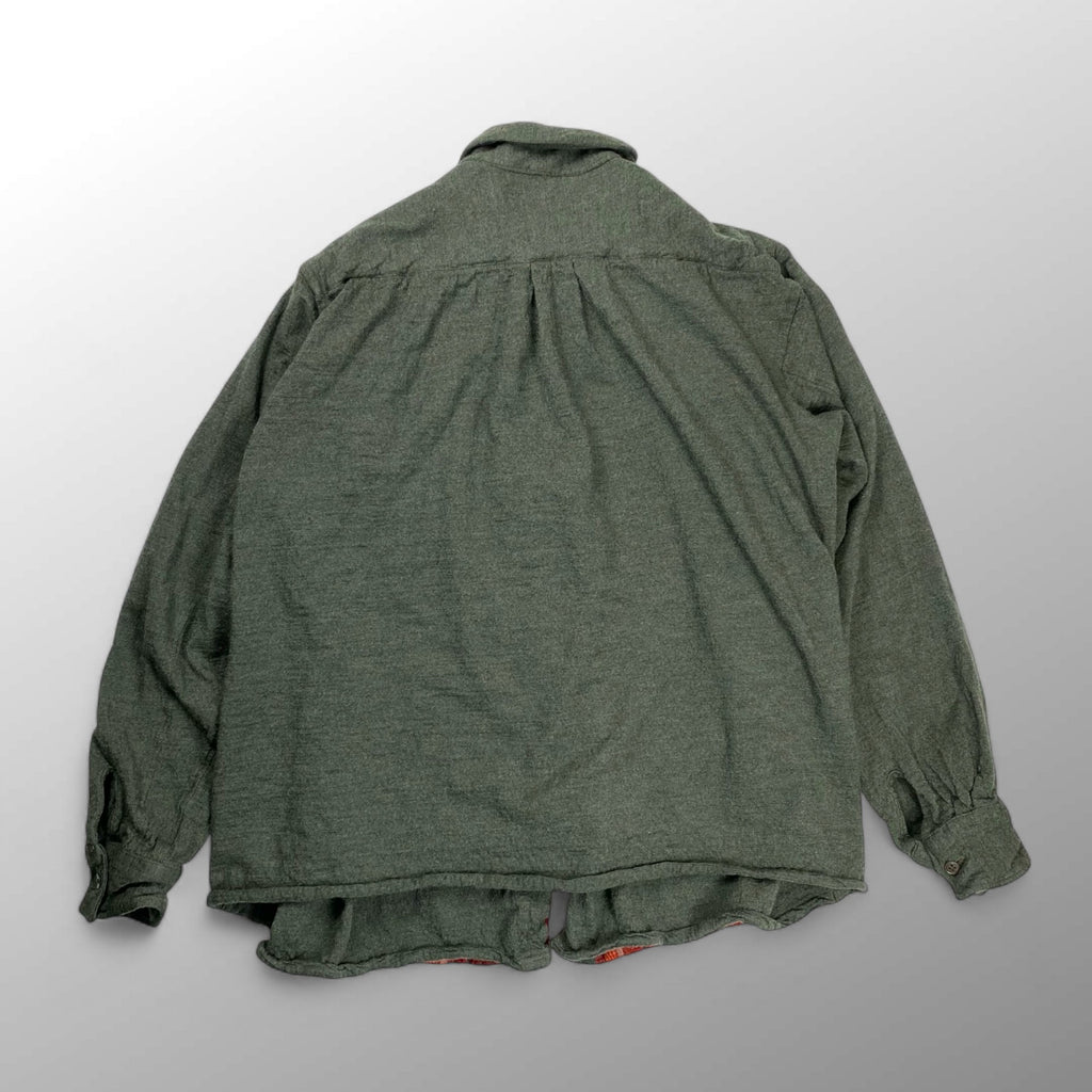 【最初期】 COMME des GARCONS SHIRT コムデギャルソンシャツ / ヴィンテージ 縮絨切替シャツ MADE IN FRANCE SIZE:S