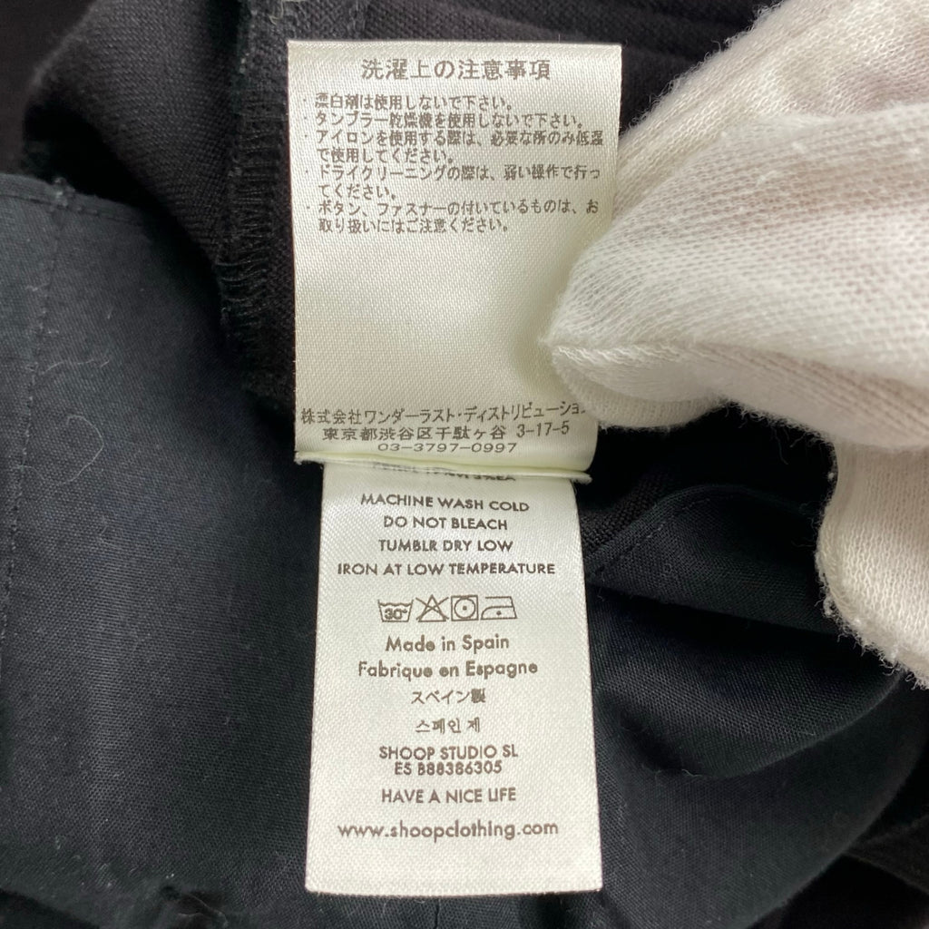 【セットアップ対応可】 SHOOP シュープ / MID Pleated Trousers MADE IN SPAIN SIZE:M