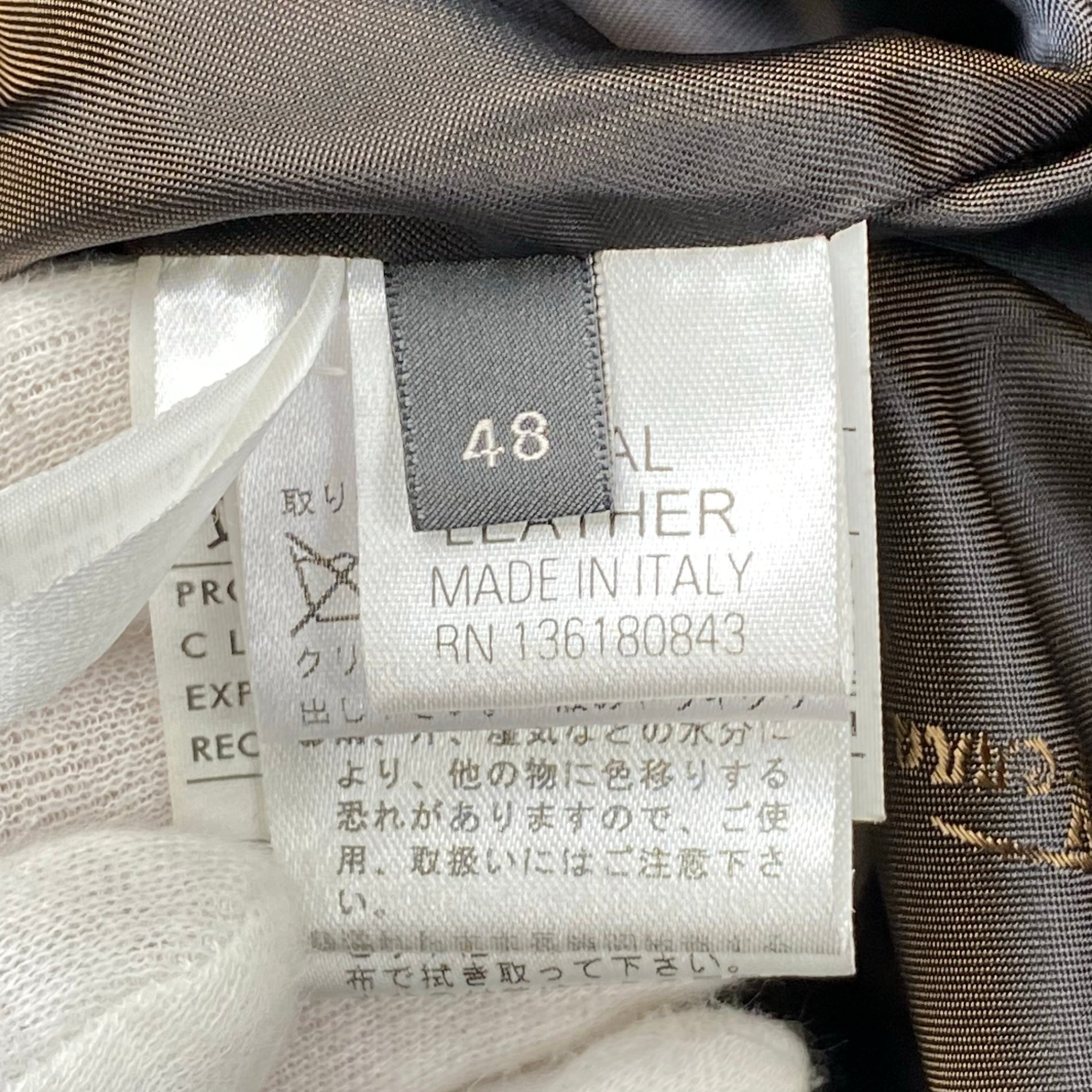 Salvatore Ferragamo サルバトーレ フェラガモ / レザーテーラードジャケット SIZE:48（L程度）