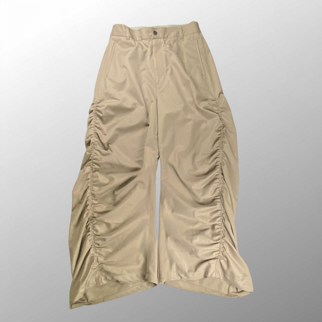 MAISON SPECIAL メゾンスぺシャル / ダブルウエスト サイドギャザー ワイドパンツ 参考定価：25,000+tax SIZE:1