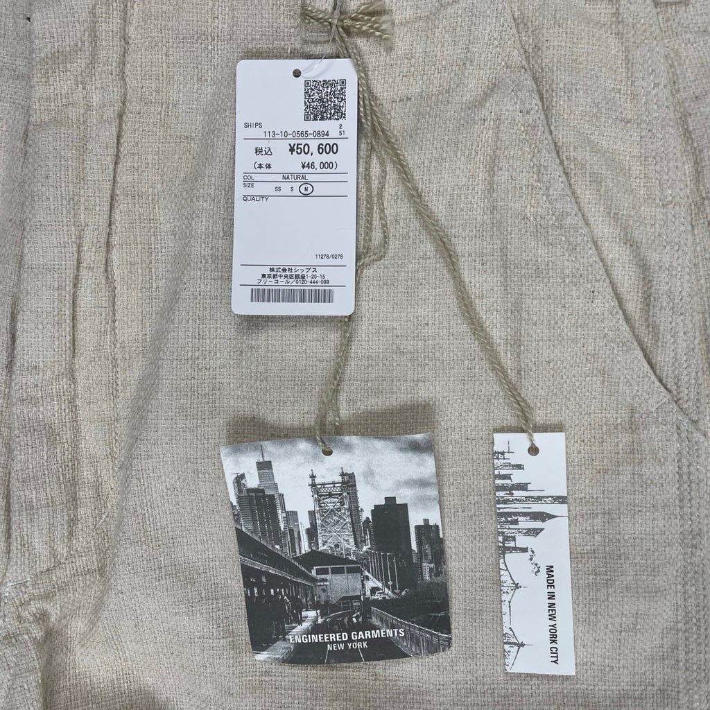 ENGINEERED GARMENTS エンジニアド ガーメンツ / PAINTER PANT JAVA CLOTH コットンリネンパンツ 参考定価：46,000+tax SIZE:M