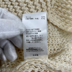 unfil アンフィル / ペーパーメリノ ローゲージクルーネックニット 参考定価：25,000+tax SIZE:1