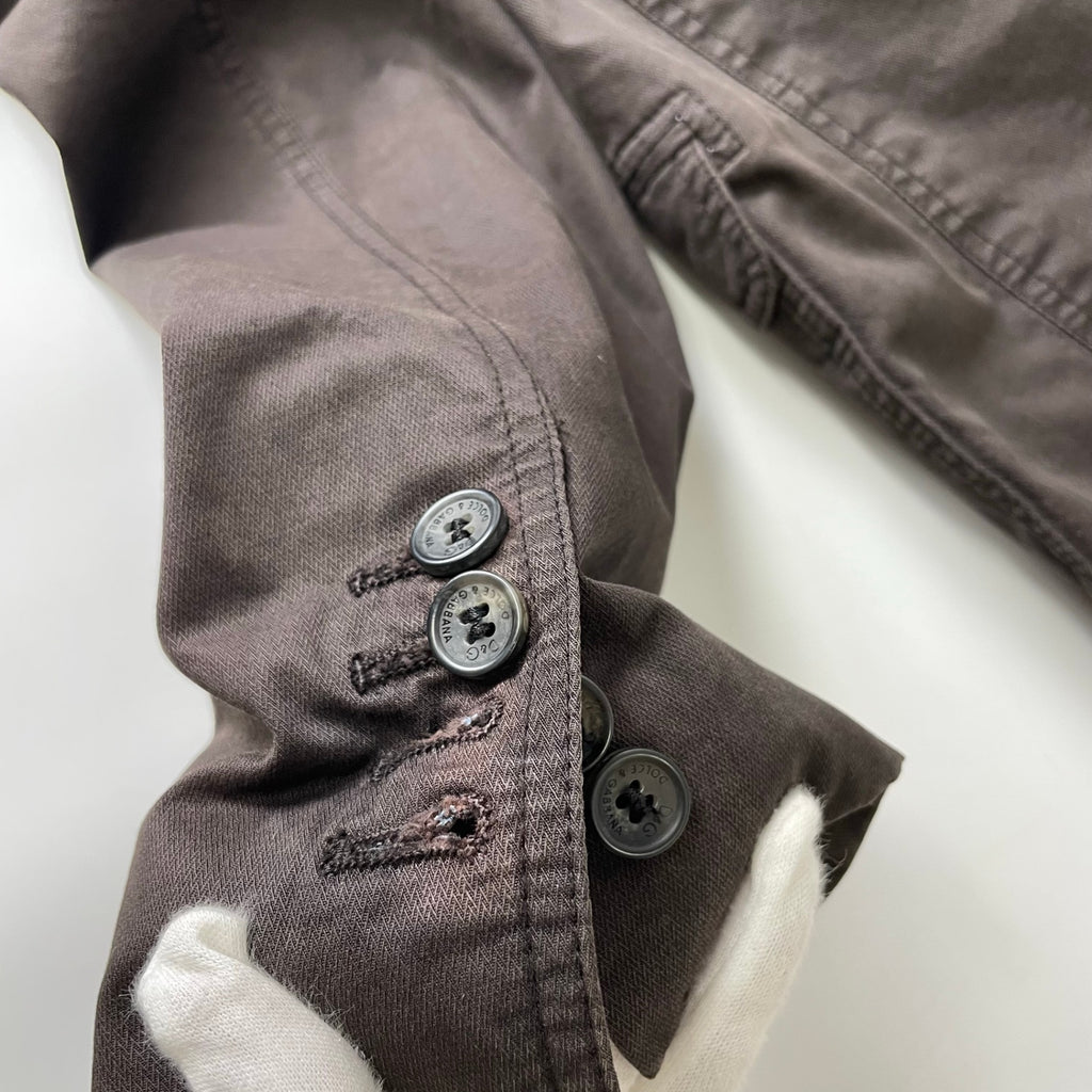 D&G DOLCE & GABBANA / アーカイブコットンジャケット 参考定価：100,000程度 SIZE:48