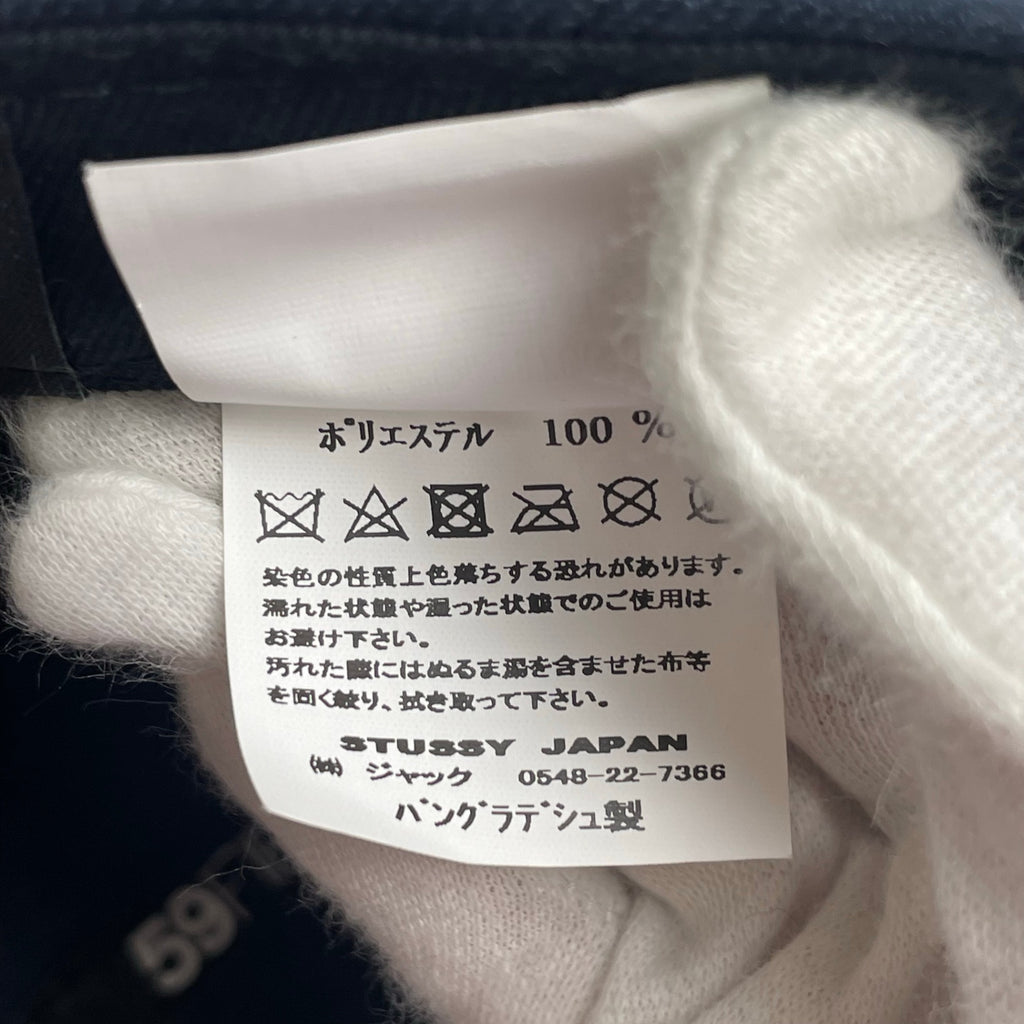 Stussy × Newera ステューシー ニューエラ / Sロゴ Wネーム キャップ レッド×ネイビー 極美品