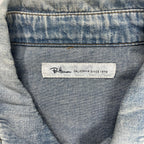 Ron herman ロンハーマン / ヴィンテージ加工 スナップボタンデニムシャツ 参考定価：40,000程度 SIZE:XL
