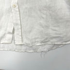 AGLINI / リネンシバンドカラーシャツ 参考定価：30,000程度 SIZE:40
