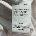 Gymphlex / バンドカラーオーバーシャツ ストライプ 参考定価：14,000+tax SIZE:M