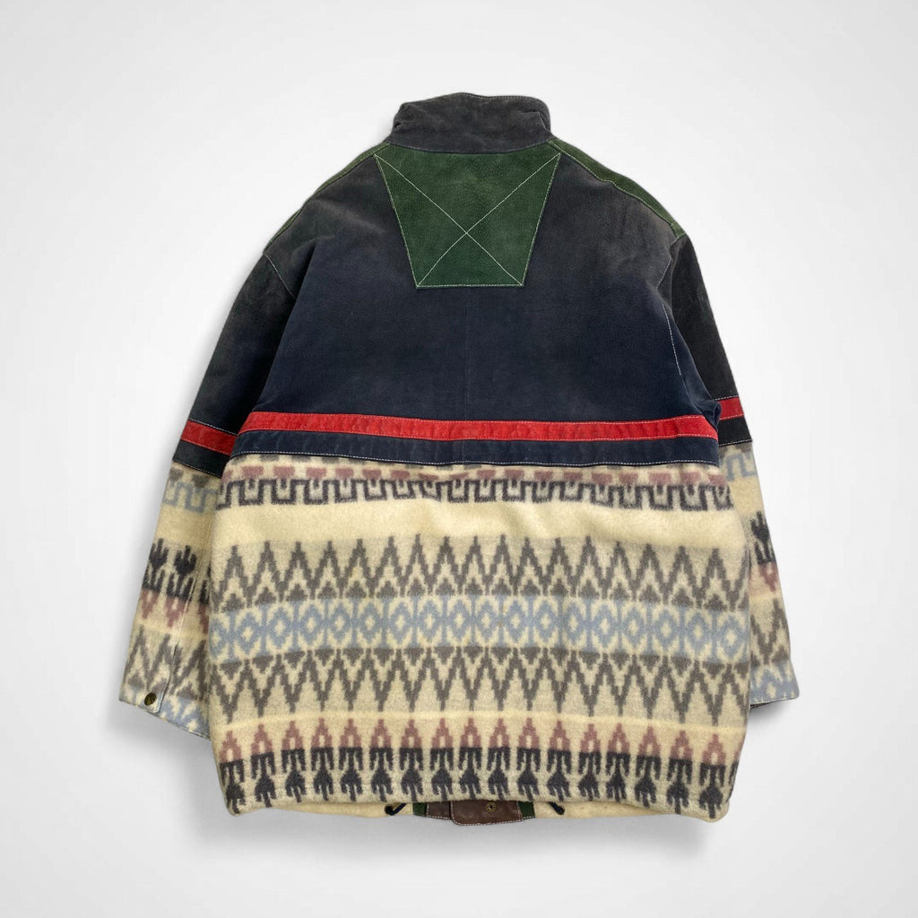 VINTAGE ヴィンテージ / ヴィンテージ フリース×レザー ジャケット SIZE：M