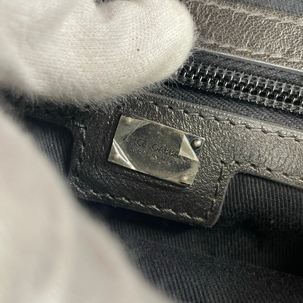 DOLCE＆GABBANA ドルチェ＆ガッバーナ / レザー切替キャンバスバックパック ギャランティーカード付