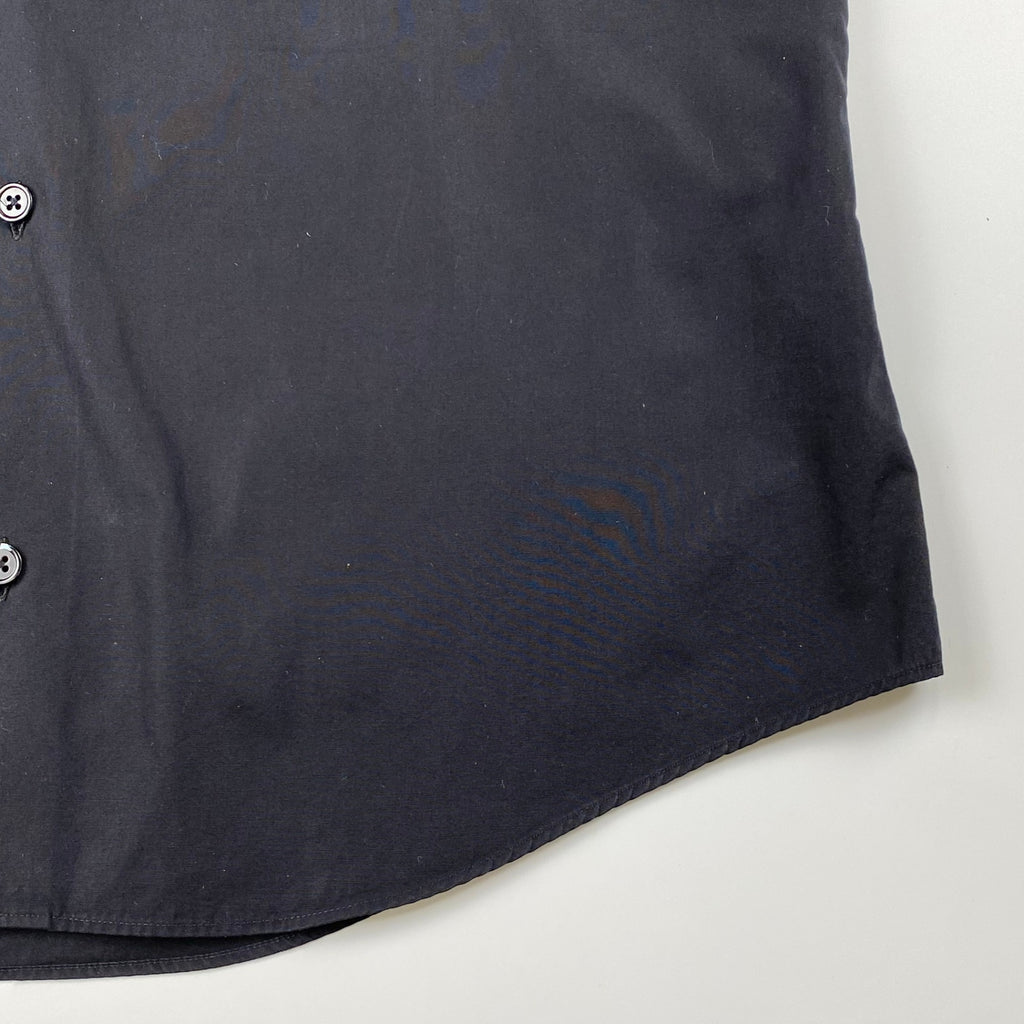 HERMES エルメス / スタンドカラー シャツ セリエボタン 変形デザイン SIZE：39（M程度）