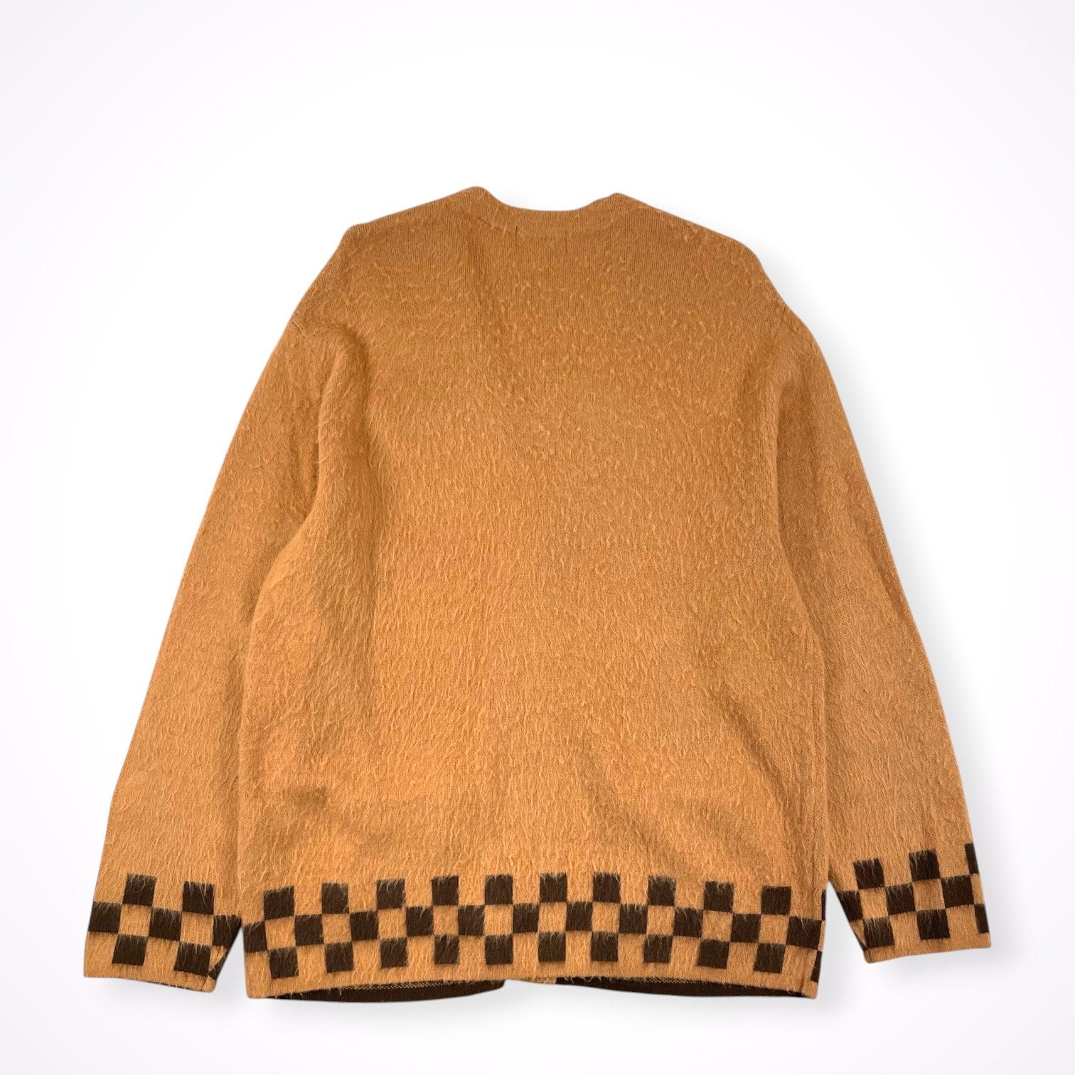 Supreme / brushed checkerboard cardigan 21SS SIZE:XL